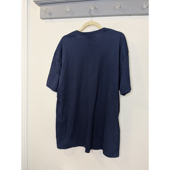 NFLPA Will Anderson Jr The Terminator Short Sleeve T Shirt Mens Size XXL Blue - Picture 2 of 4